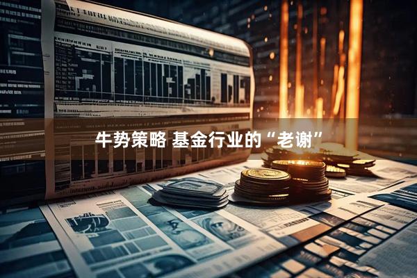 牛势策略 基金行业的“老谢”